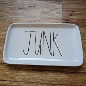 Rae Dunn "Junk" tray plate platter